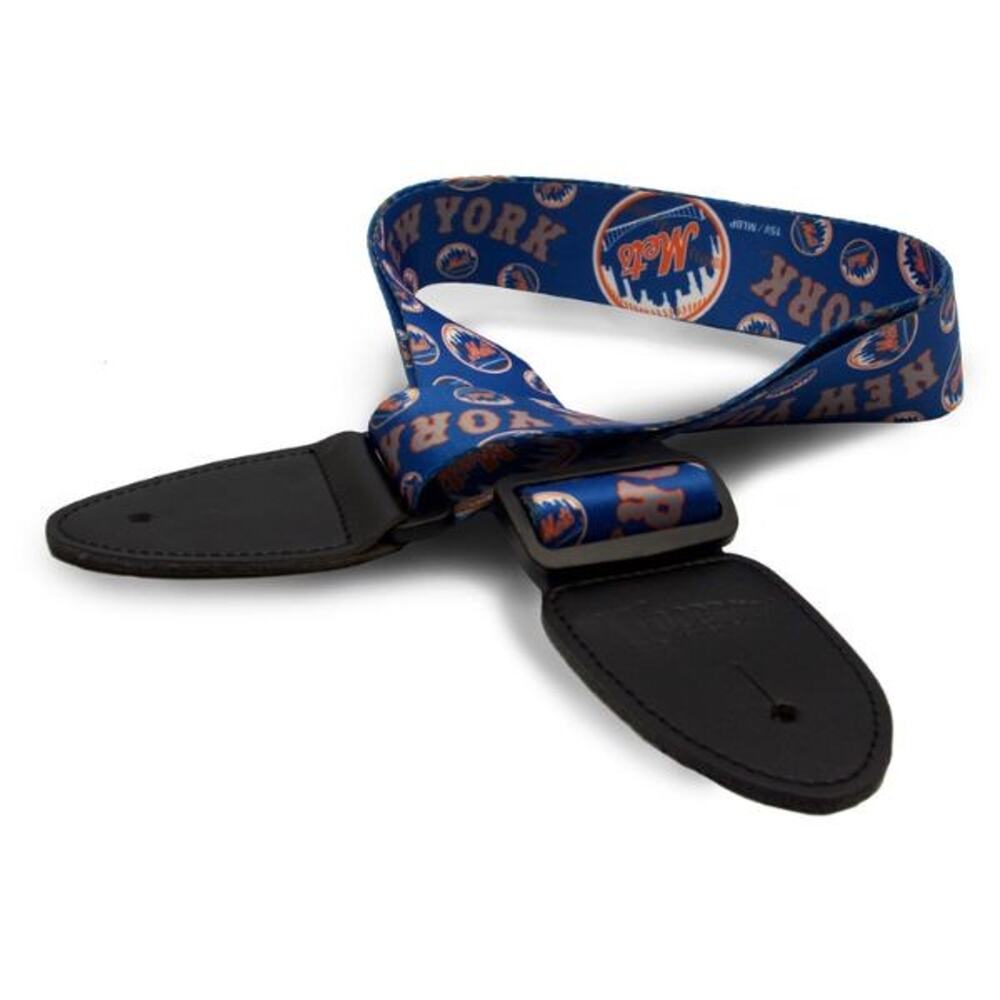 New York Mets Woodrow  Guitar Strap Music Adjustable MLB New Blue Last One!
